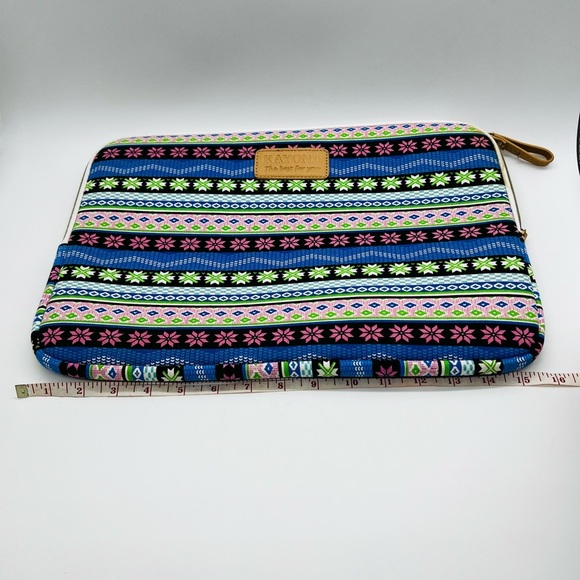Kayond Multicolor Patterned Laptop Bag - Picture 8 of 10